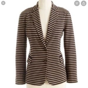 J.CREW Maritime Striped Cotton Blazer Size Small